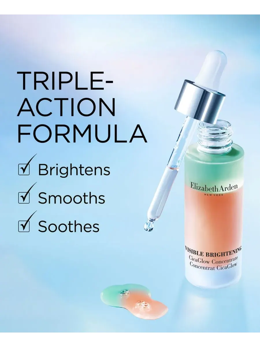 Сыворотка Elizabeth Arden — Осветляющий концентрат CicaGlow, 28 г — изображение 8 из 10