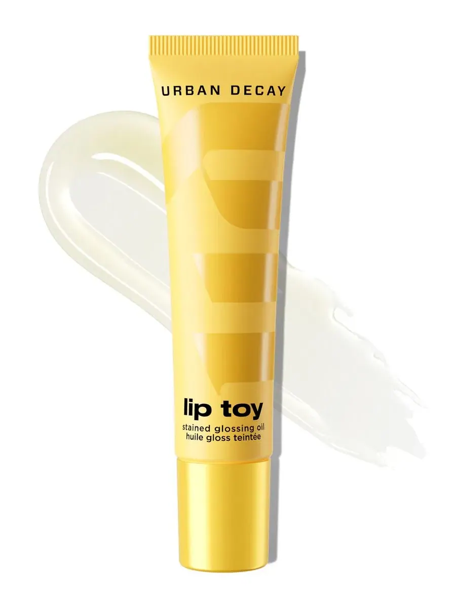 Масло для губ с эффектом блеска и стойкого оттенка Lip Toy Sugar Coat Urban Decay — золотистый