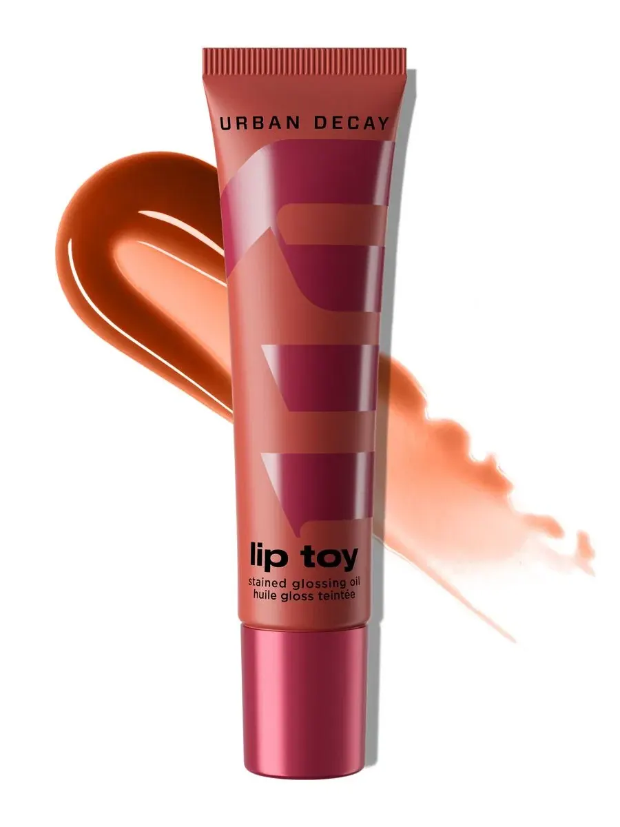 Блеск-масло для губ с эффектом окрашивания Lip Toy Sugar Coat Urban Decay, Fuzzed (Peach) — изображение 1 из 11