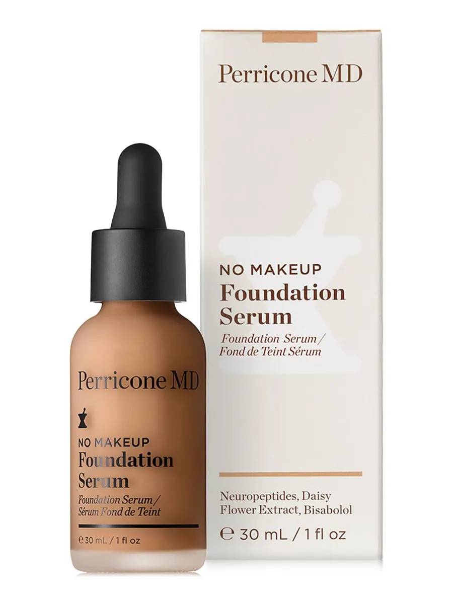 Сыворотка-основа No Makeup Foundation Serum, 1 унция Perricone MD — золотистый