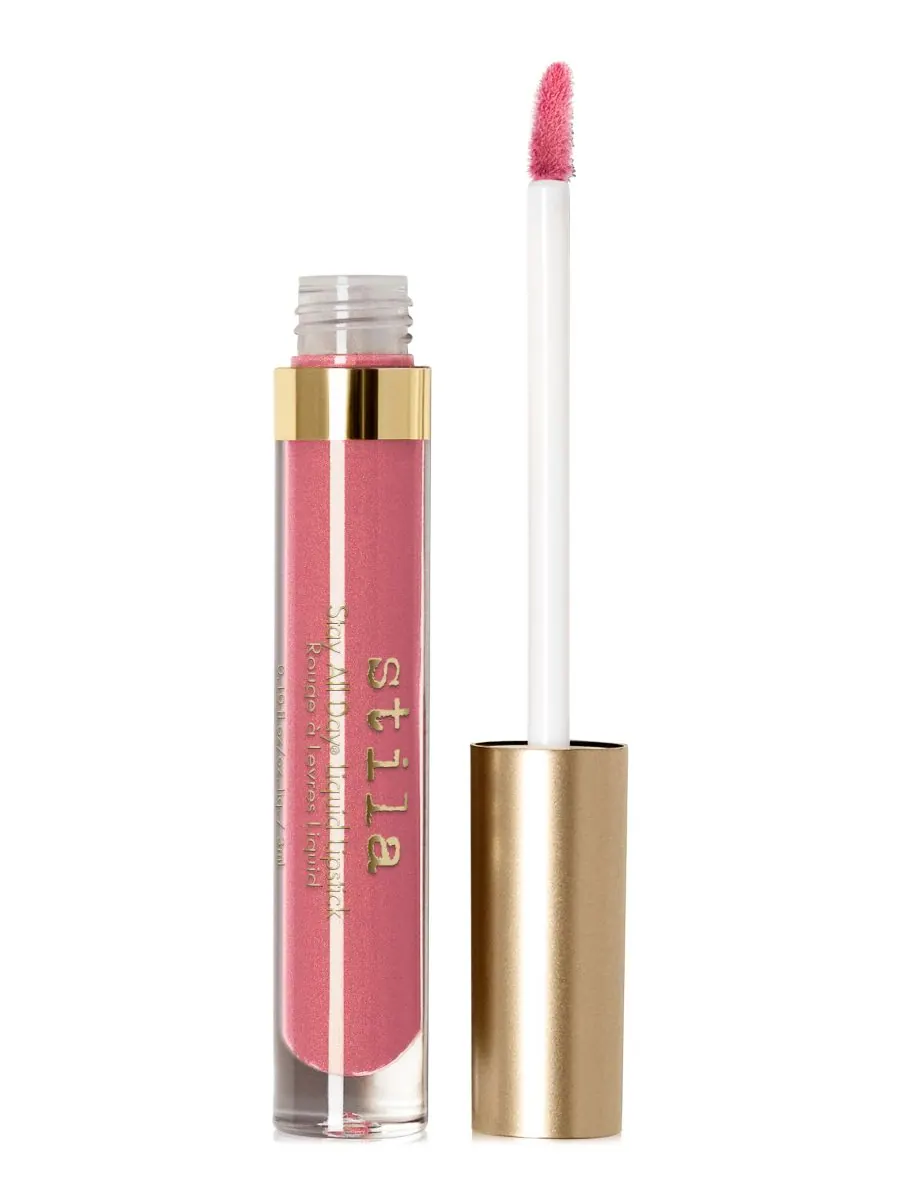 Жидкая мерцающая помада Stay All Day Stila — розовый