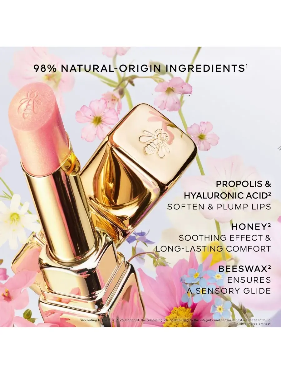 Бальзам для губ KissKiss Bee Glow GUERLAIN, 389 - Pearly Peach — изображение 5 из 10