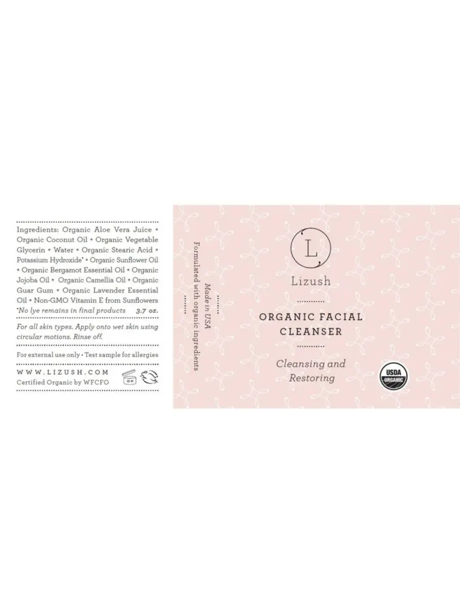 Маска для лица Lizush — Очищающее средство для лица с чистой лавандой, , Lavender, 113 мл — изображение 3 из 3