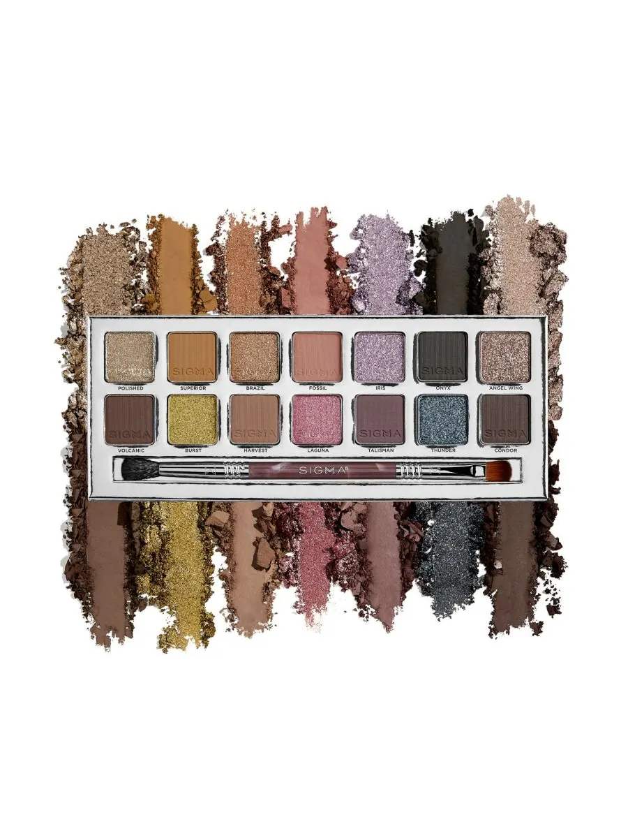 Палитра теней для век холодных нейтральных оттенков Sigma Beauty, — изображение 2 из 10