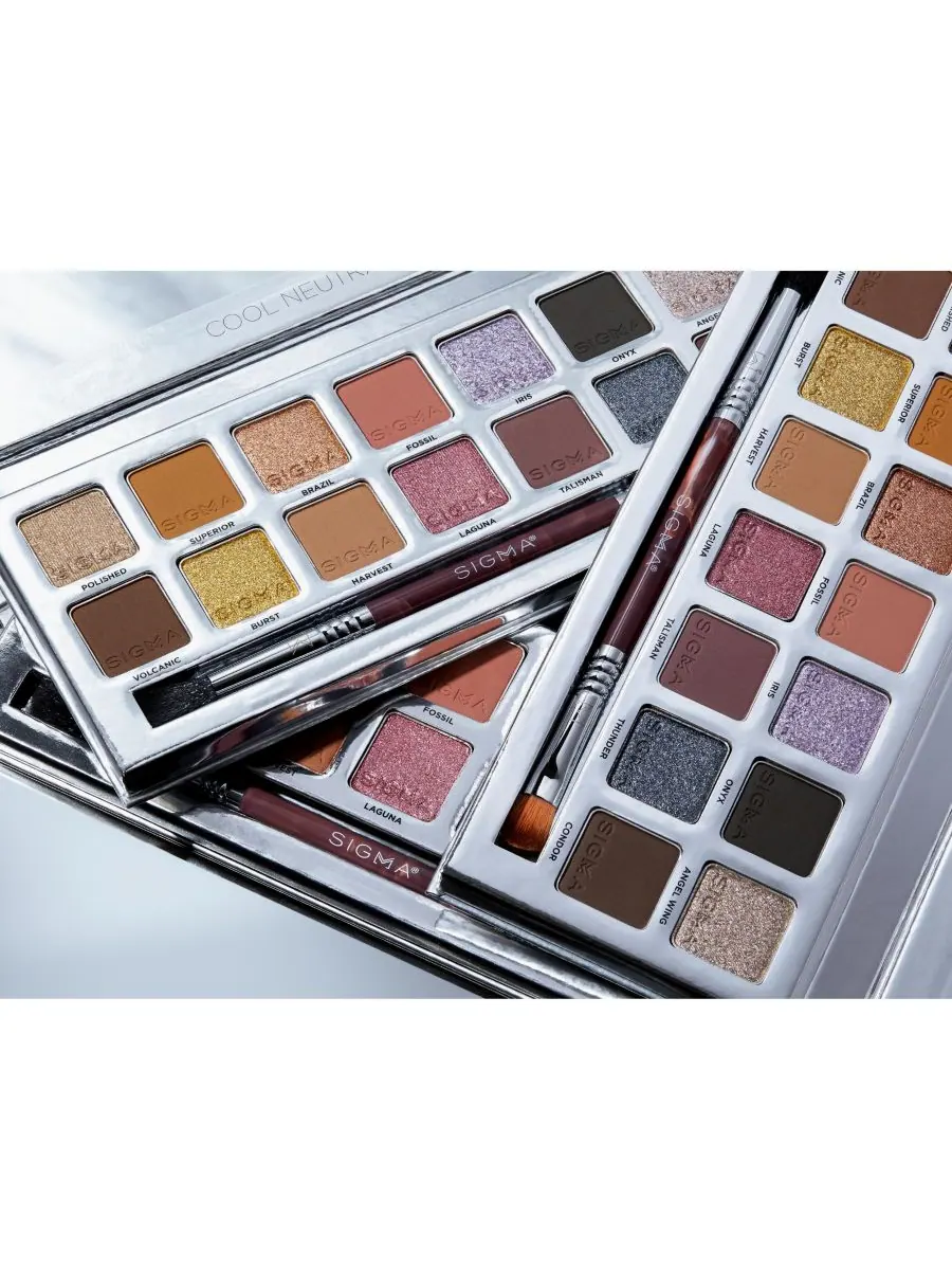 Палитра теней для век холодных нейтральных оттенков Sigma Beauty, — изображение 9 из 10