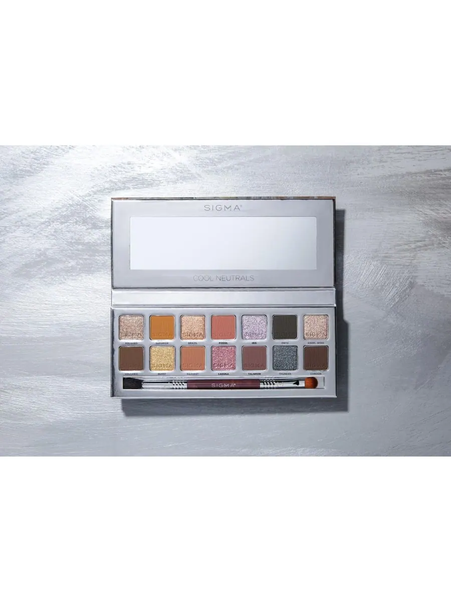 Палитра теней для век холодных нейтральных оттенков Sigma Beauty, — изображение 10 из 10