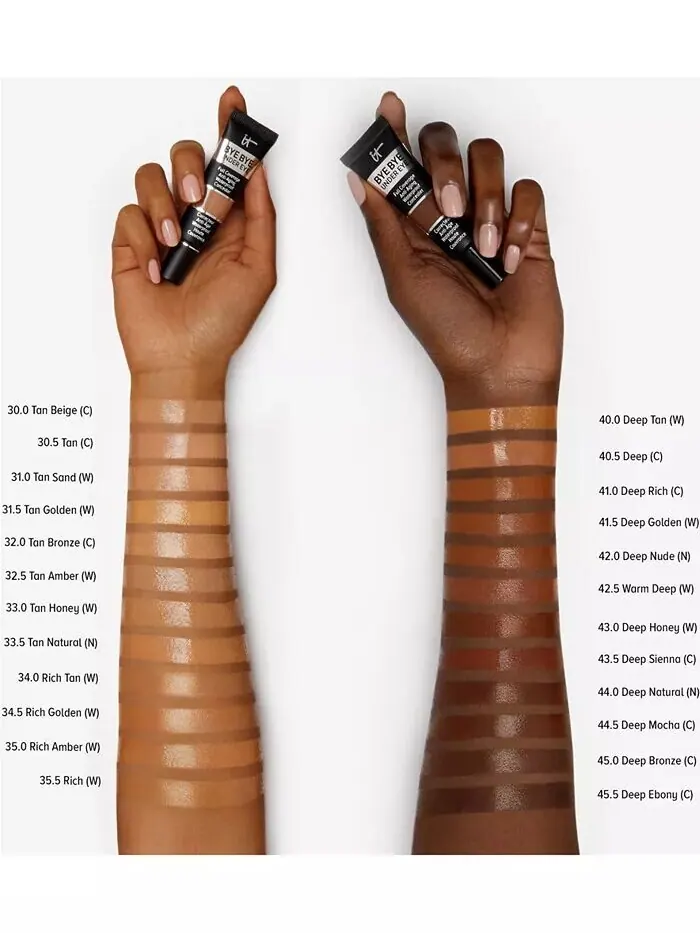 Bye Bye Under Eye Антивозрастной водостойкий консилер It Cosmetics, цвет 43.0 - Deep Honey (warm) — изображение 11 из 13