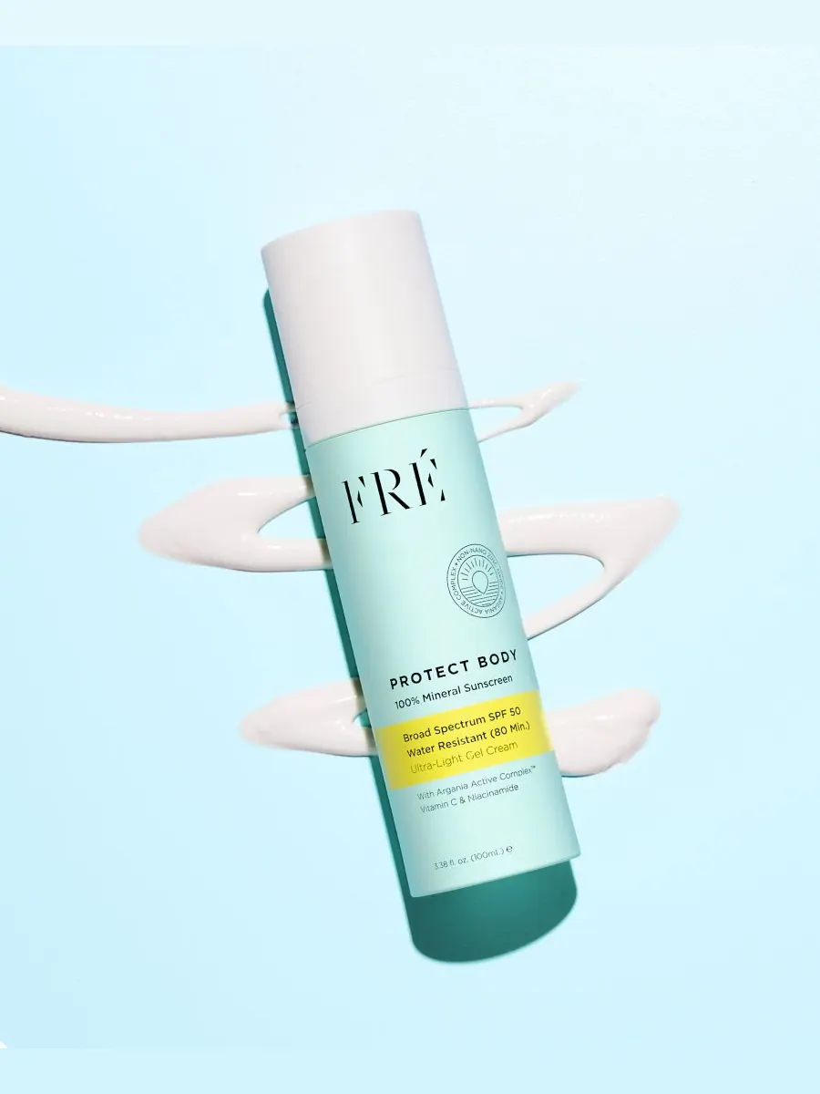 Солнцезащитный крем для тела PROTECT BODY 100% Mineral Sunscreen SPF 50, 3,38 унции FRE, — изображение 4 из 6
