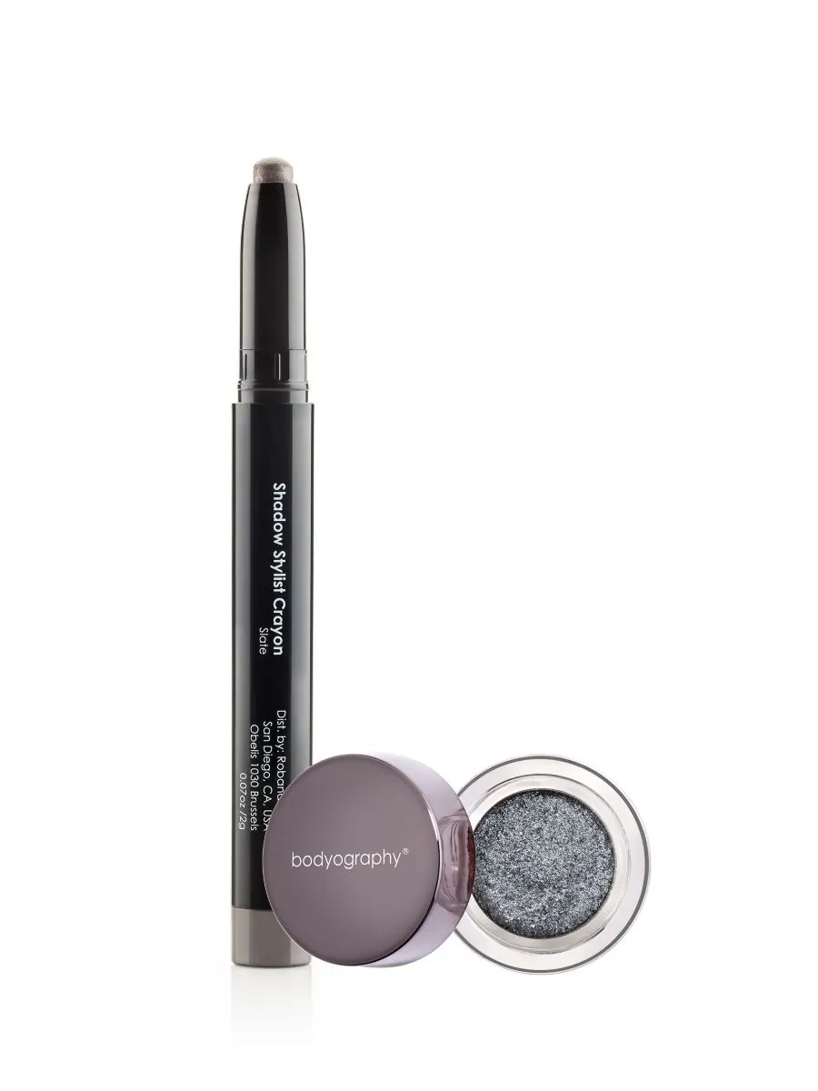 Набор теней для век Shadow Stylist Crayon and Glitter Eye shadow Bundle Bodyography, цвет — изображение 1 из 8