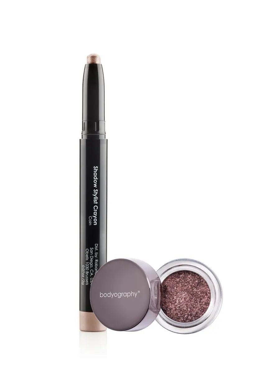 Набор теней для век Shadow Stylist Crayon and Glitter Eye shadow Bundle Bodyography — изображение 1 из 5