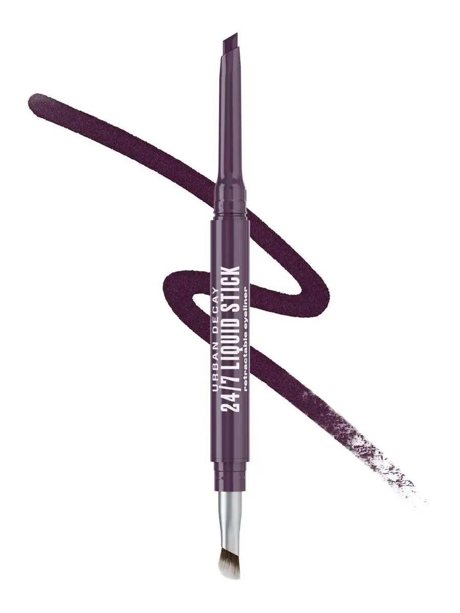 Жидкая подводка для глаз в стике 24/7, 0,04 унции Urban Decay, темно-matte plum — изображение 1 из 8
