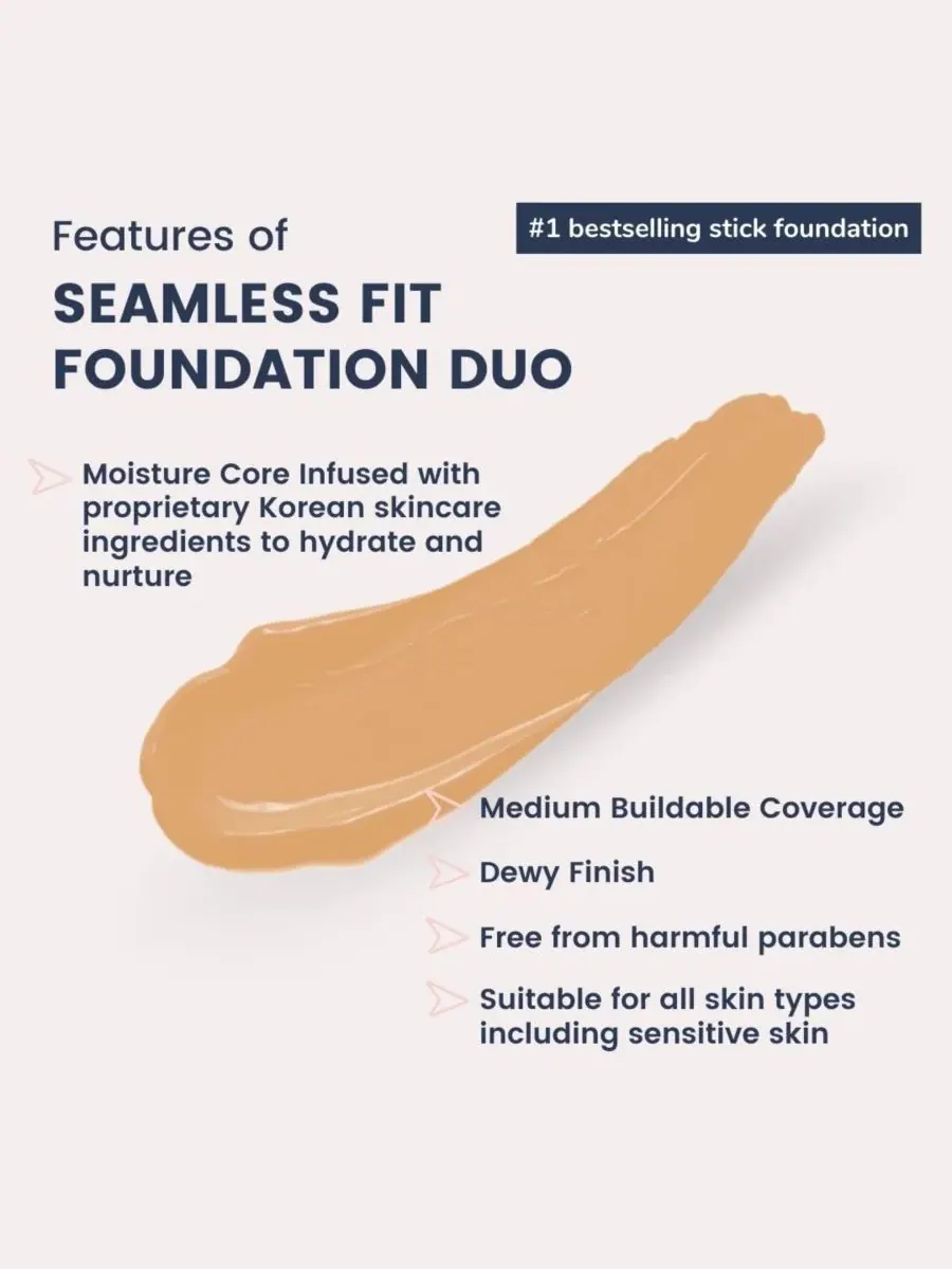 Тональный крем Seamless Fit Foundation Duo SIIA Cosmetics — изображение 7 из 10