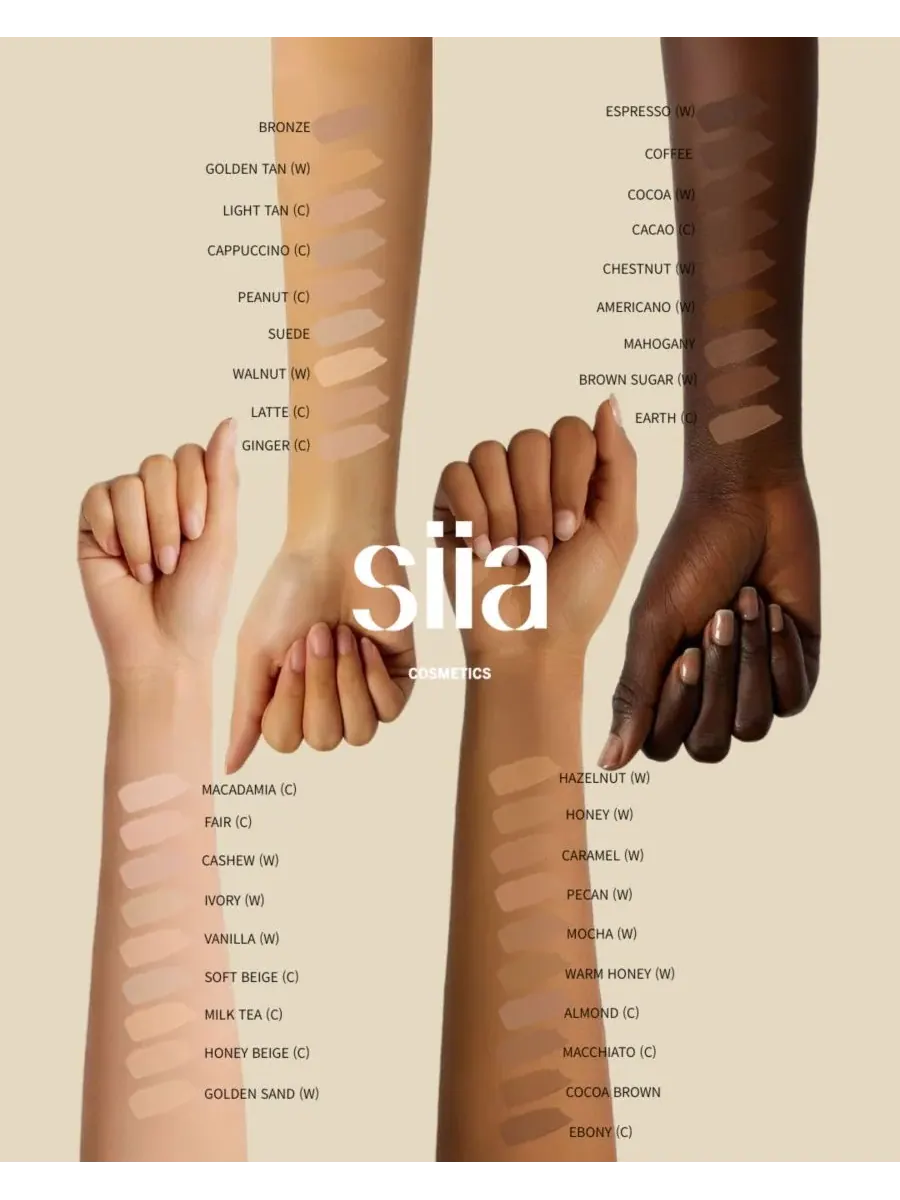 Тональный крем Seamless Fit Foundation Duo SIIA Cosmetics — изображение 8 из 10