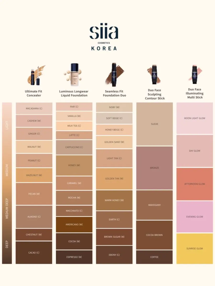 Тональный крем Seamless Fit Foundation Duo SIIA Cosmetics — изображение 9 из 10