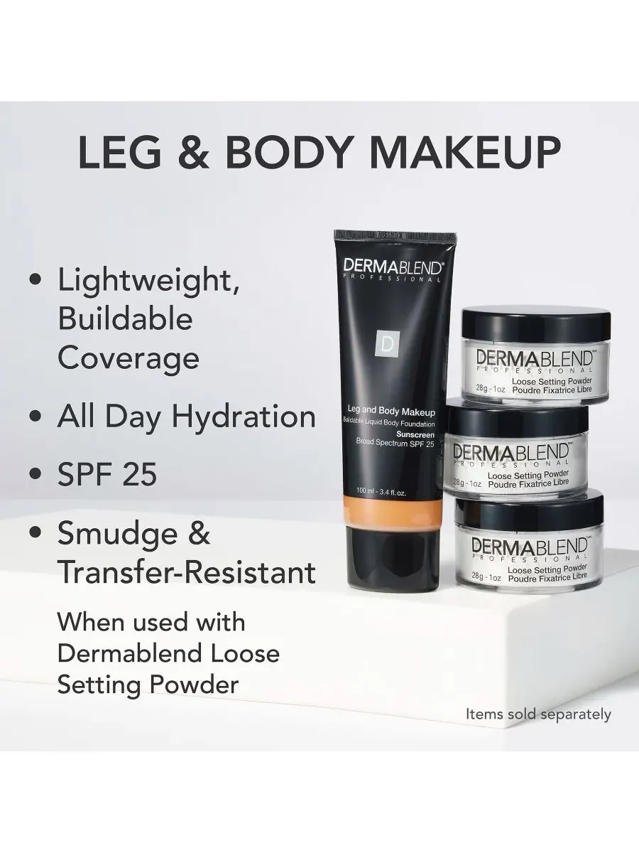 Leg And Body Makeup, 3.4 fl. oz Dermablend, 35C — изображение 4 из 9