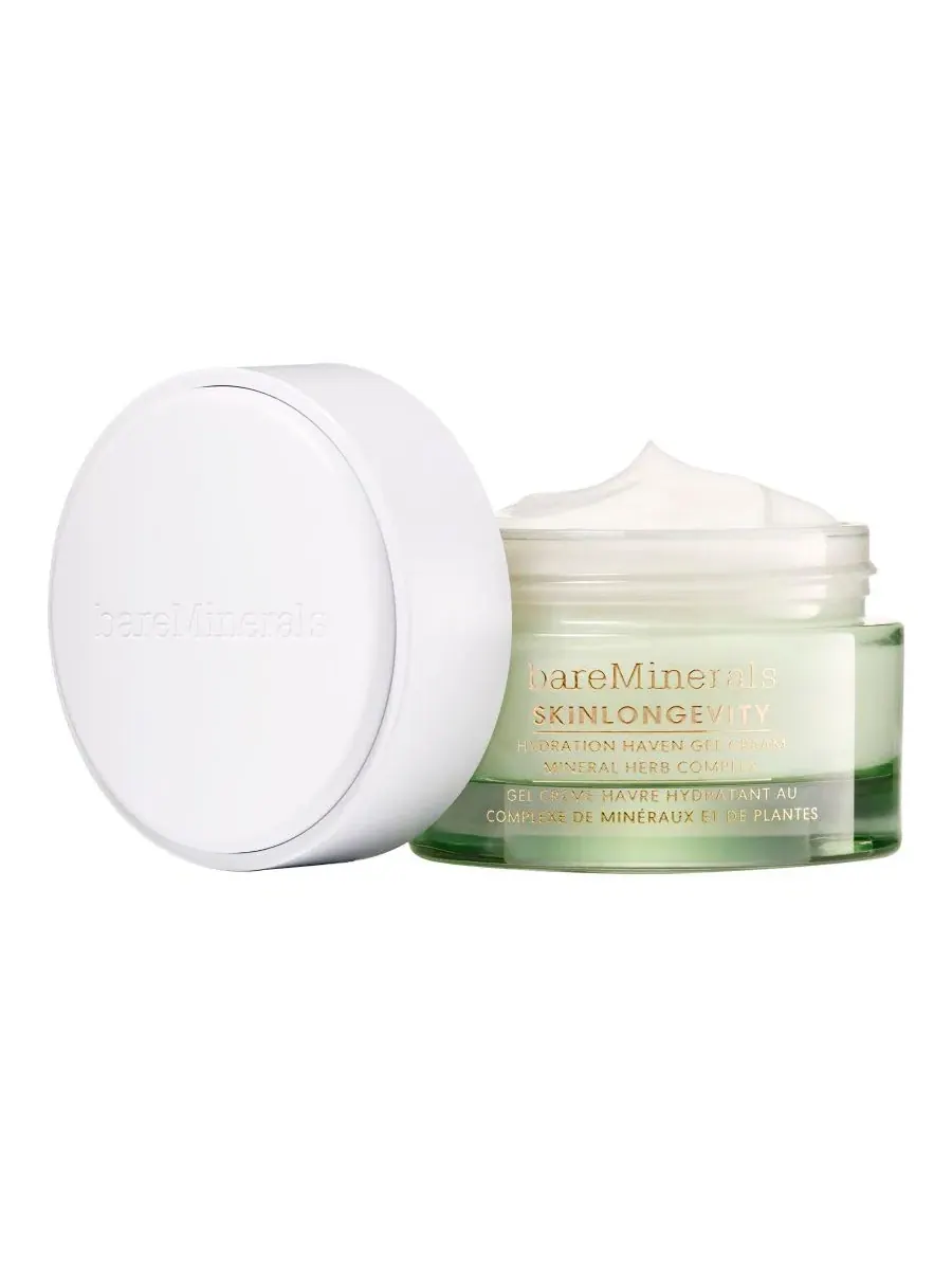 Гель-крем для лица с ниацинамидом SKINLONGEVITY Hydration Haven bareMinerals, 50 мл