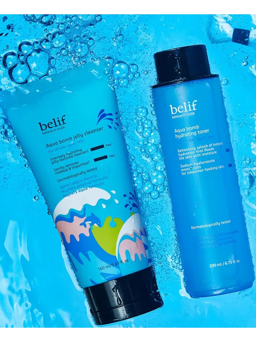 Крем для лица belif — Гель-очиститель Aqua Bomb — изображение 5 из 5