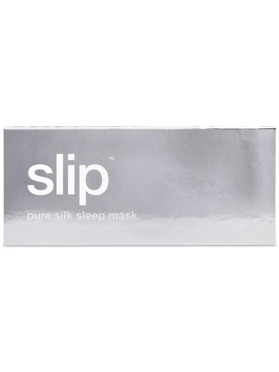 Маска для сна из шелка с моделью Pure Silk Sleep Mask Slip — изображение 4 из 5