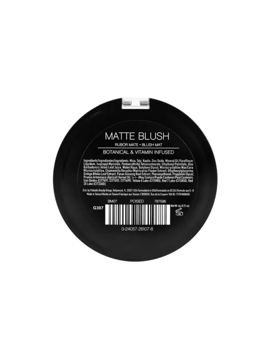 Румяна матовые Palladio Herbal Matte Blush, 6 г, Poised — изображение 3 из 3