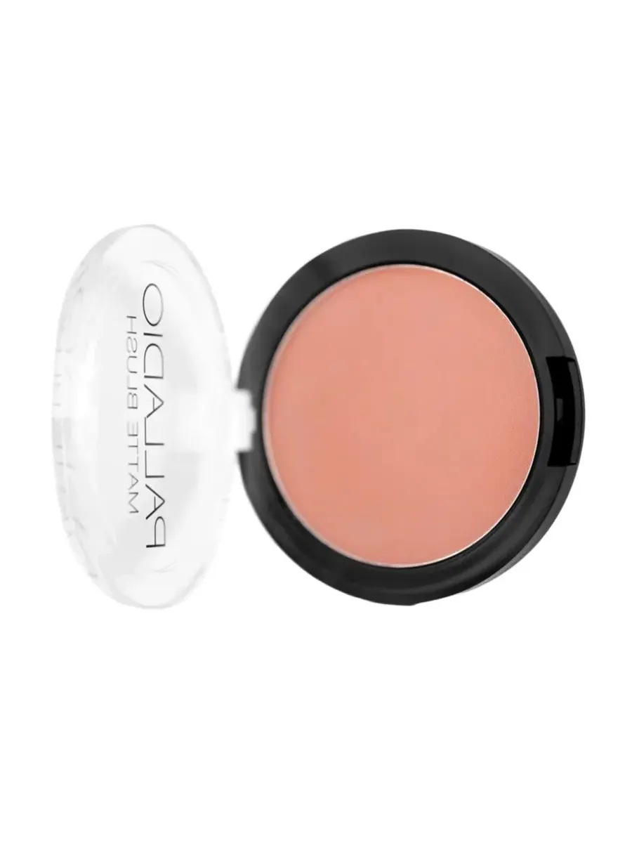 Румяна матовые с кистью для растушевки, 6 г, Peach Ice Palladio — изображение 2 из 3