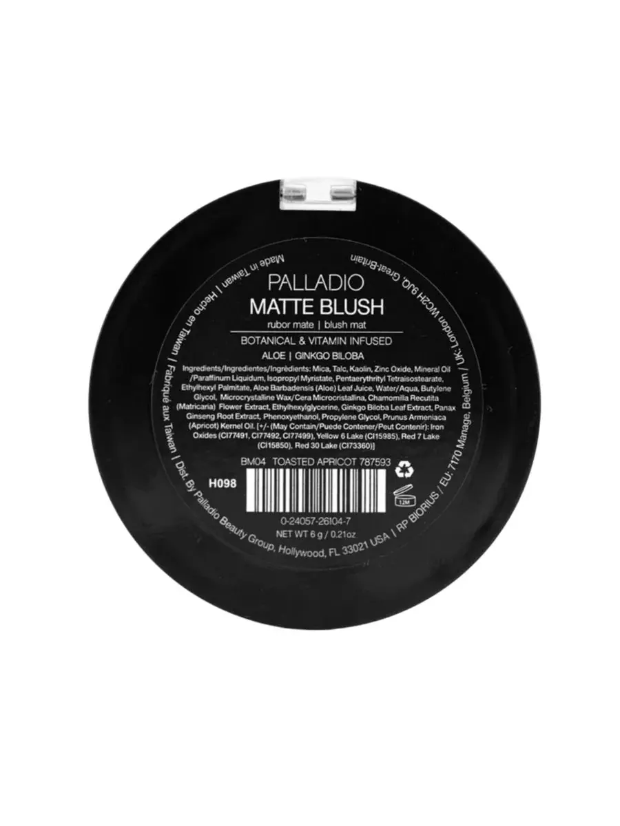 Матовые румяна Palladio, 6 г, Toasted Apricot — изображение 3 из 3
