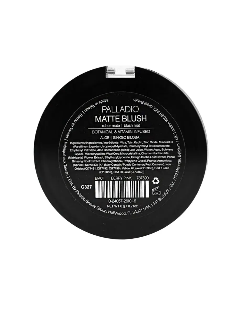 Румяна матовые Palladio, 6 г — изображение 3 из 3