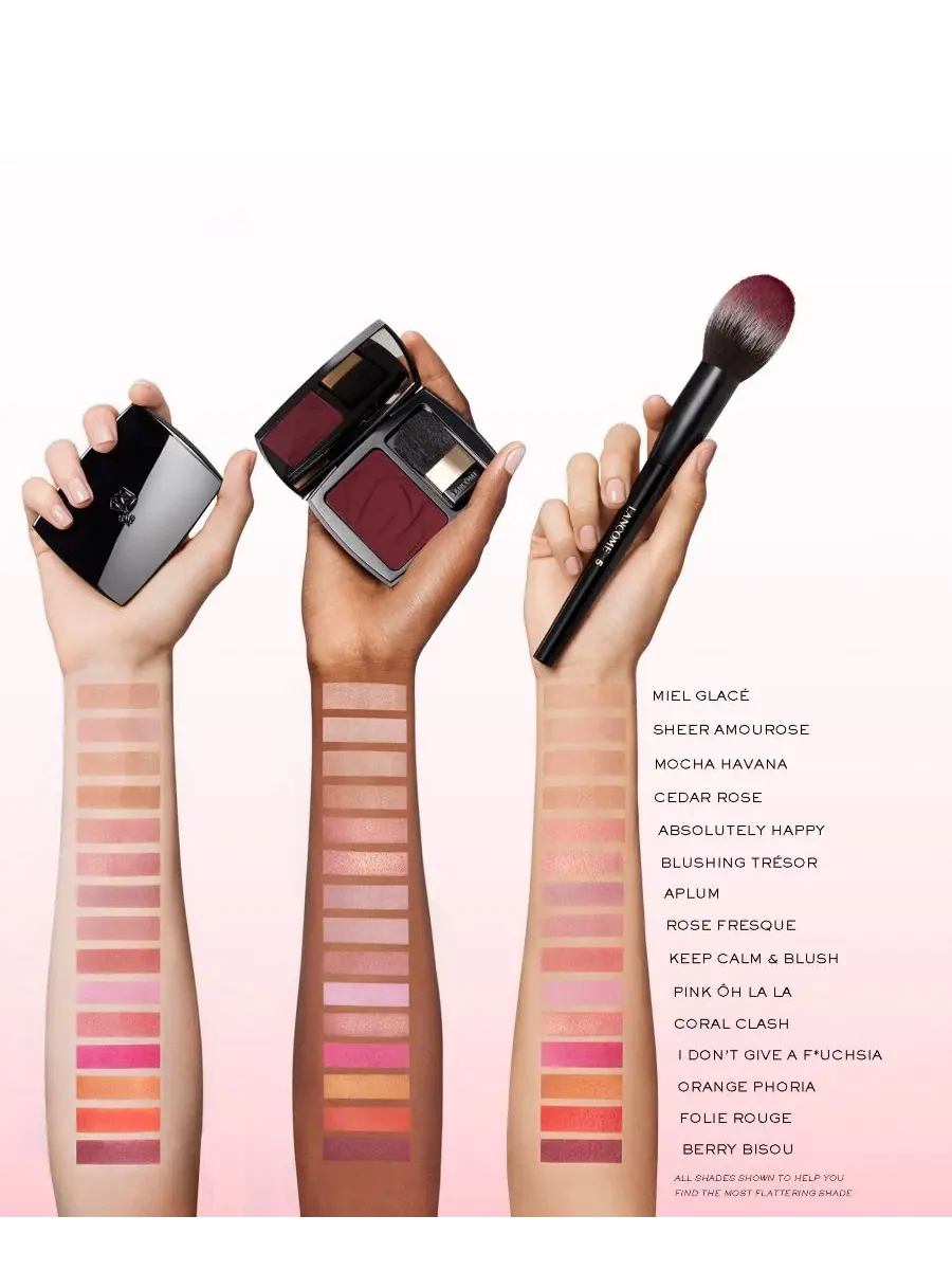 Румяна пудровые, с кистью, Blush Subtil Lancôme, Rouge Folie — изображение 4 из 8