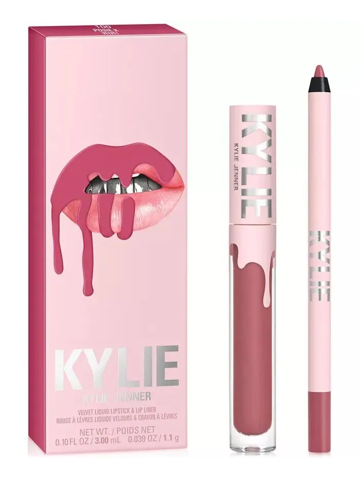 2 шт. Бархатный набор для губ Kylie Cosmetics, цвет 100 Posie K — изображение 1 из 10