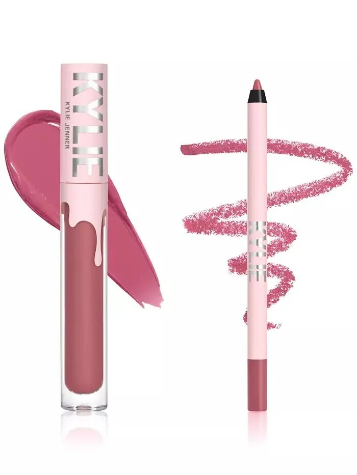 2 шт. Бархатный набор для губ Kylie Cosmetics, цвет 100 Posie K — изображение 2 из 10