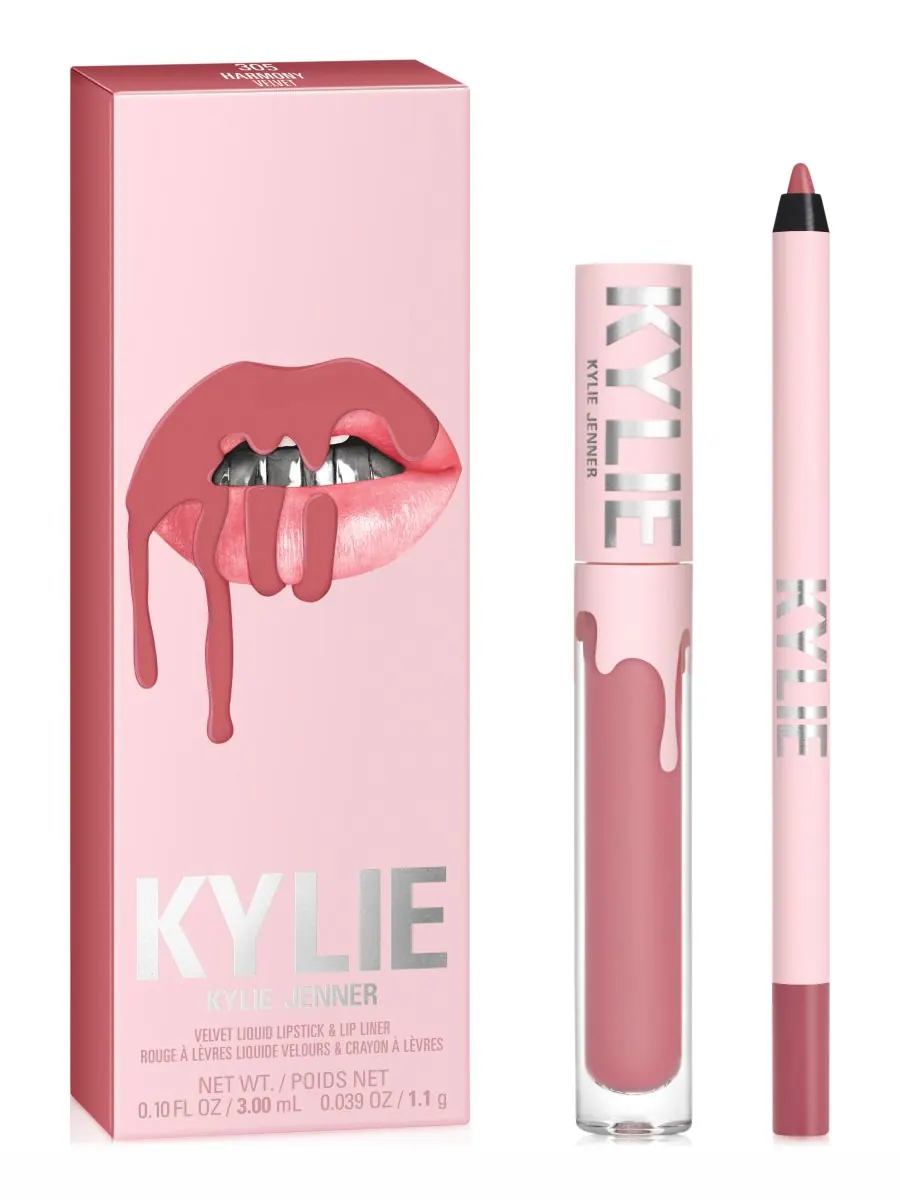Набор из 2 бархатных помад Kylie Cosmetics, цвет 305 harmony — изображение 1 из 10