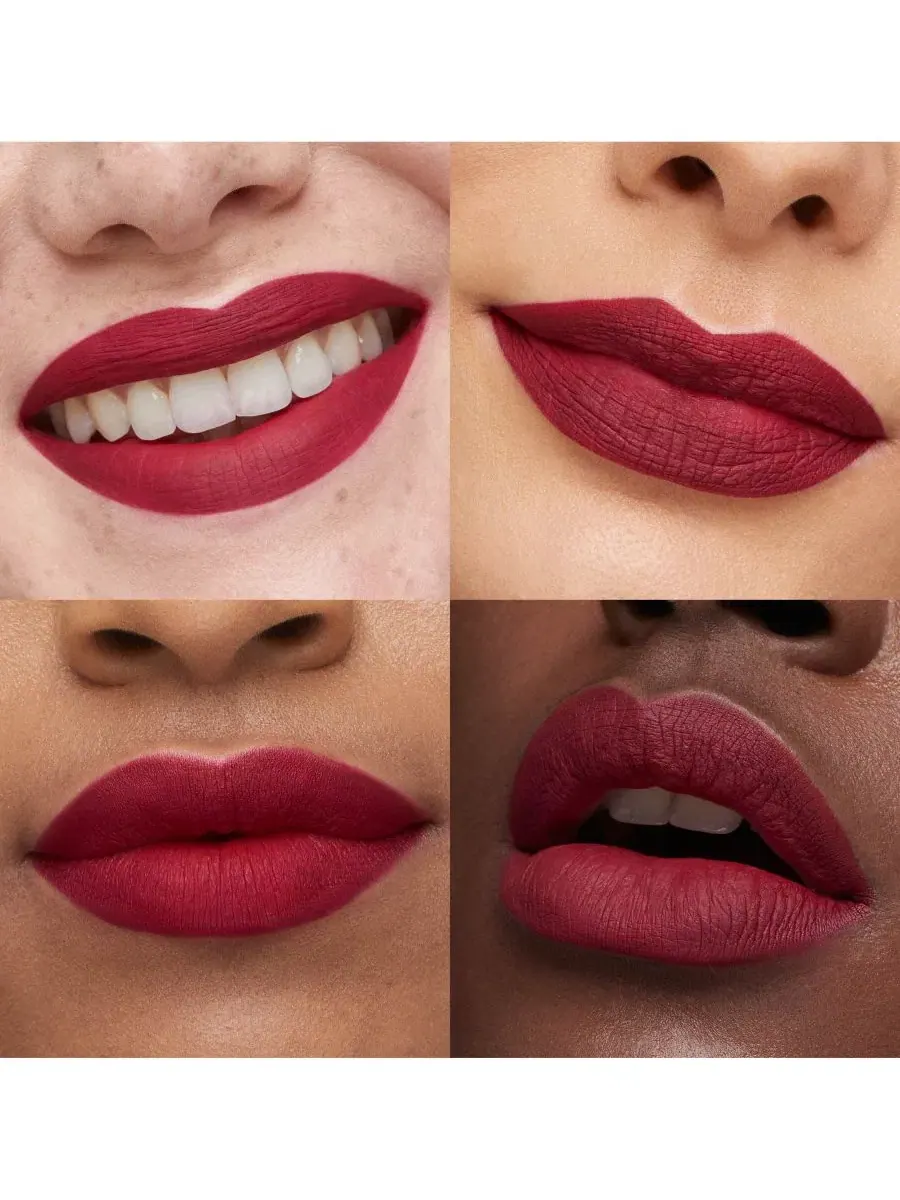 Матовая жидкая помада для губ KIKO Milano Lasting Matte Veil, 4 г, Vivid Plum — изображение 4 из 8