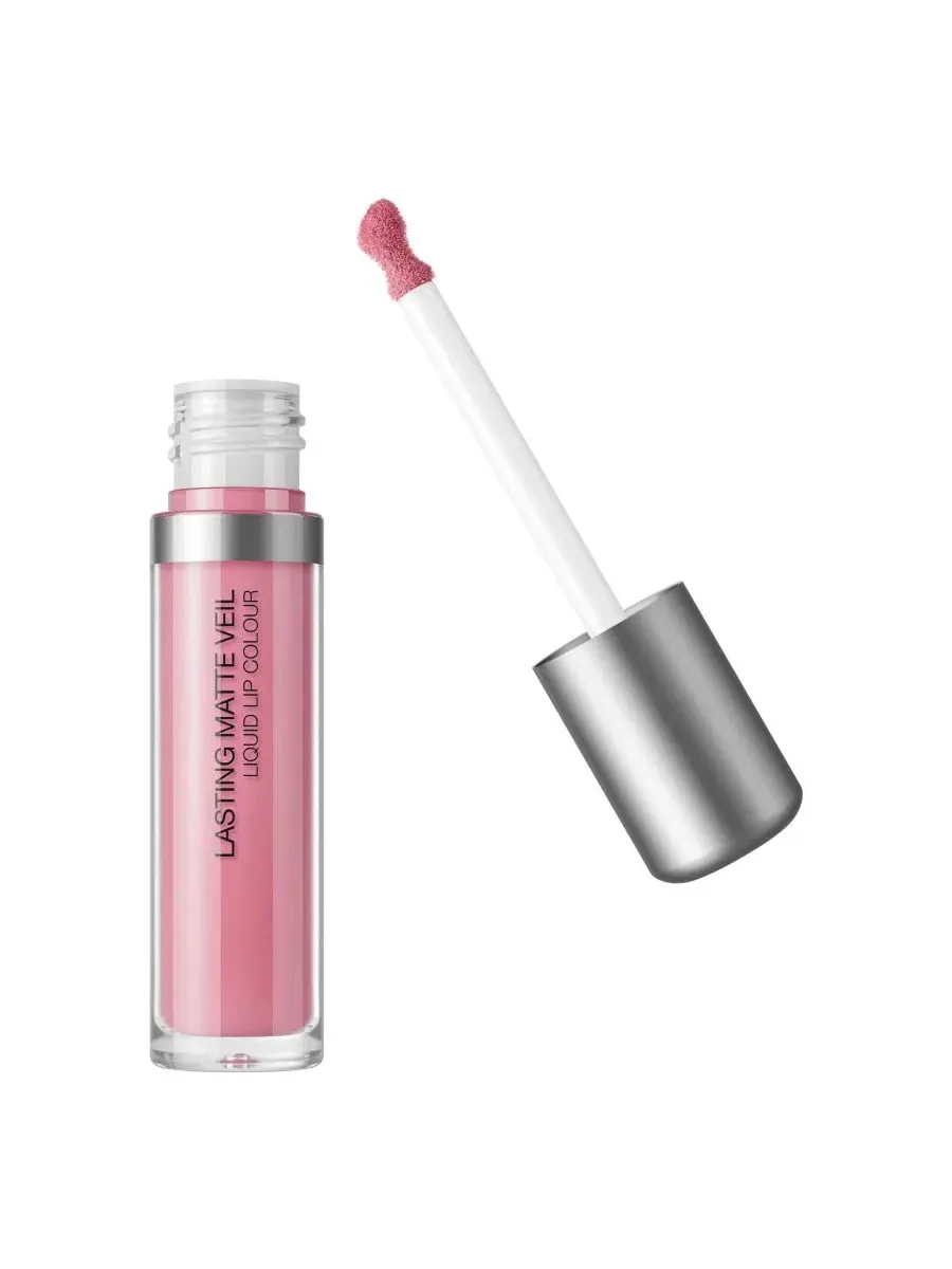 Матовая жидкая помада для губ KIKO Milano Lasting Matte Veil, 4 г, 07 Warm Mauve