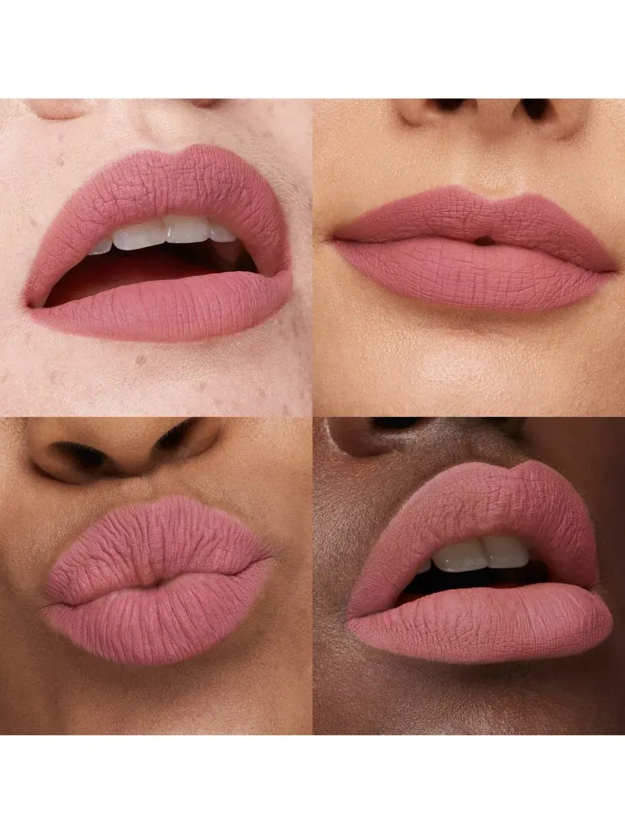 Матовая жидкая помада для губ KIKO Milano Lasting Matte Veil, 4 г, 07 Warm Mauve — изображение 4 из 8