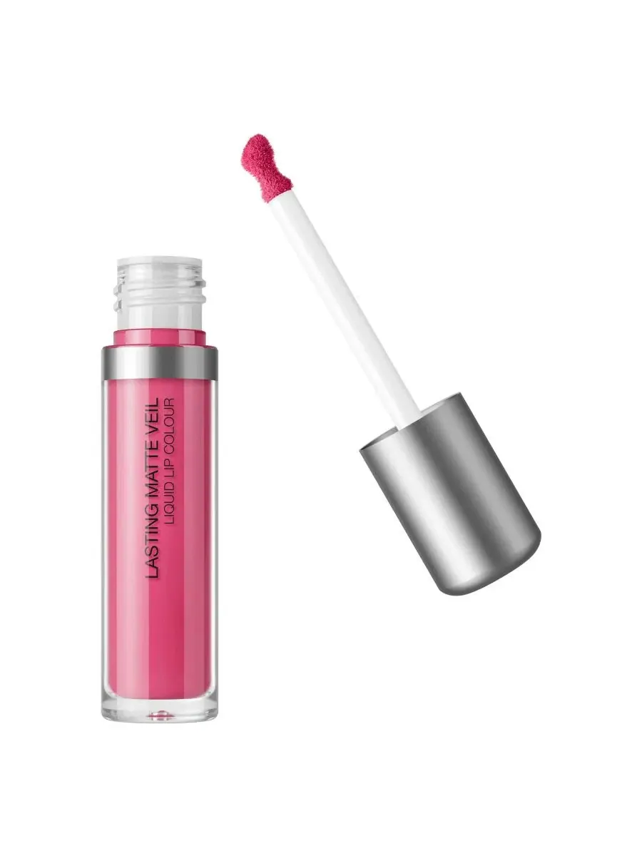 Матовая жидкая помада KIKO Milano Lasting Matte Veil, 4 г, 14 Magenta