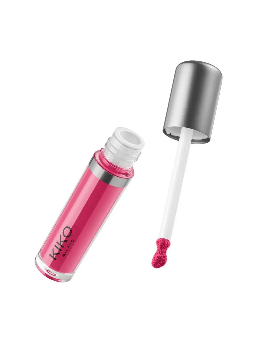 Матовая жидкая помада KIKO Milano Lasting Matte Veil, 4 г, 14 Magenta — изображение 3 из 8