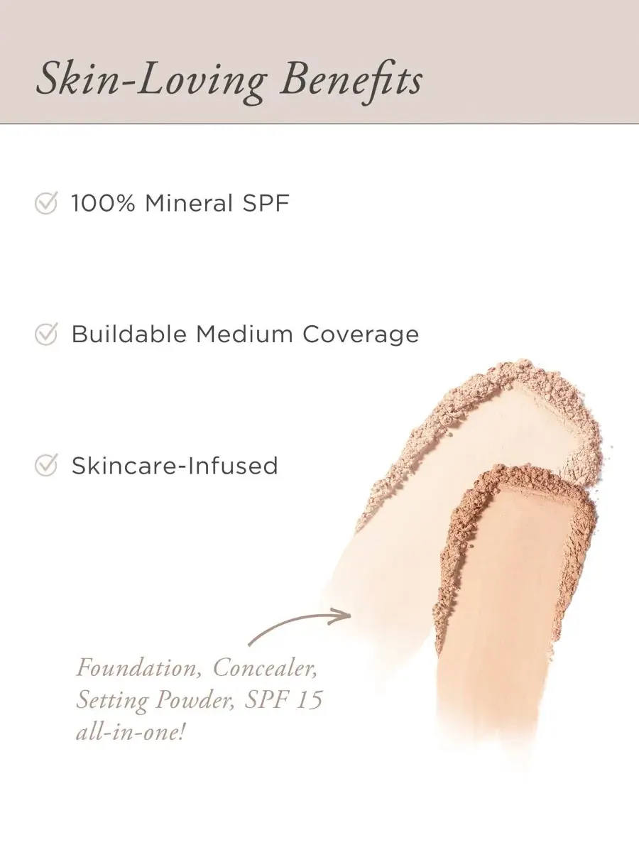 PÜR 4-в-1 Прессованная минеральная косметика PÜR Minerals, Blush Medium — изображение 6 из 7