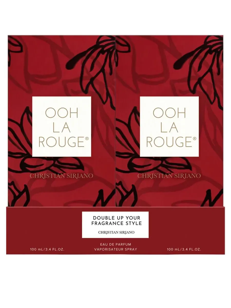 Набор парфюмерной воды и блеска для губ Ooh La Rouge Christian Siriano, 2 x 100 мл и 2 x 6 мл — изображение 4 из 4