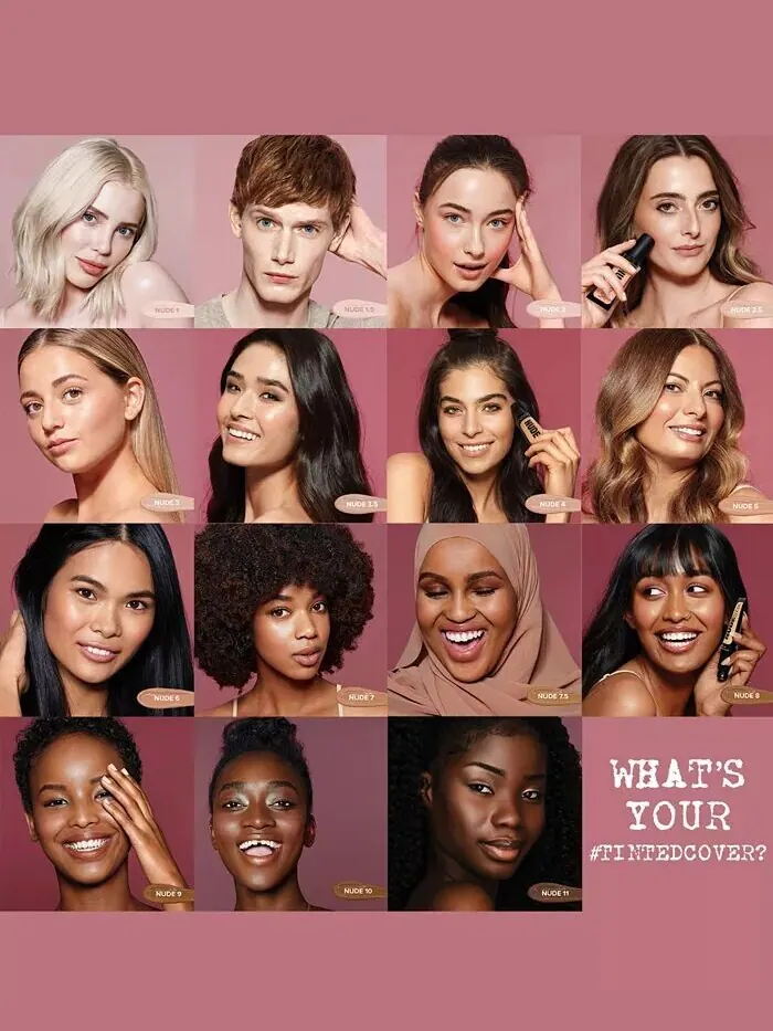 Тональная основа Tinted Cover, 0,68 унции Nudestix, цвет NUDE 1 (fair neutral) — изображение 8 из 8