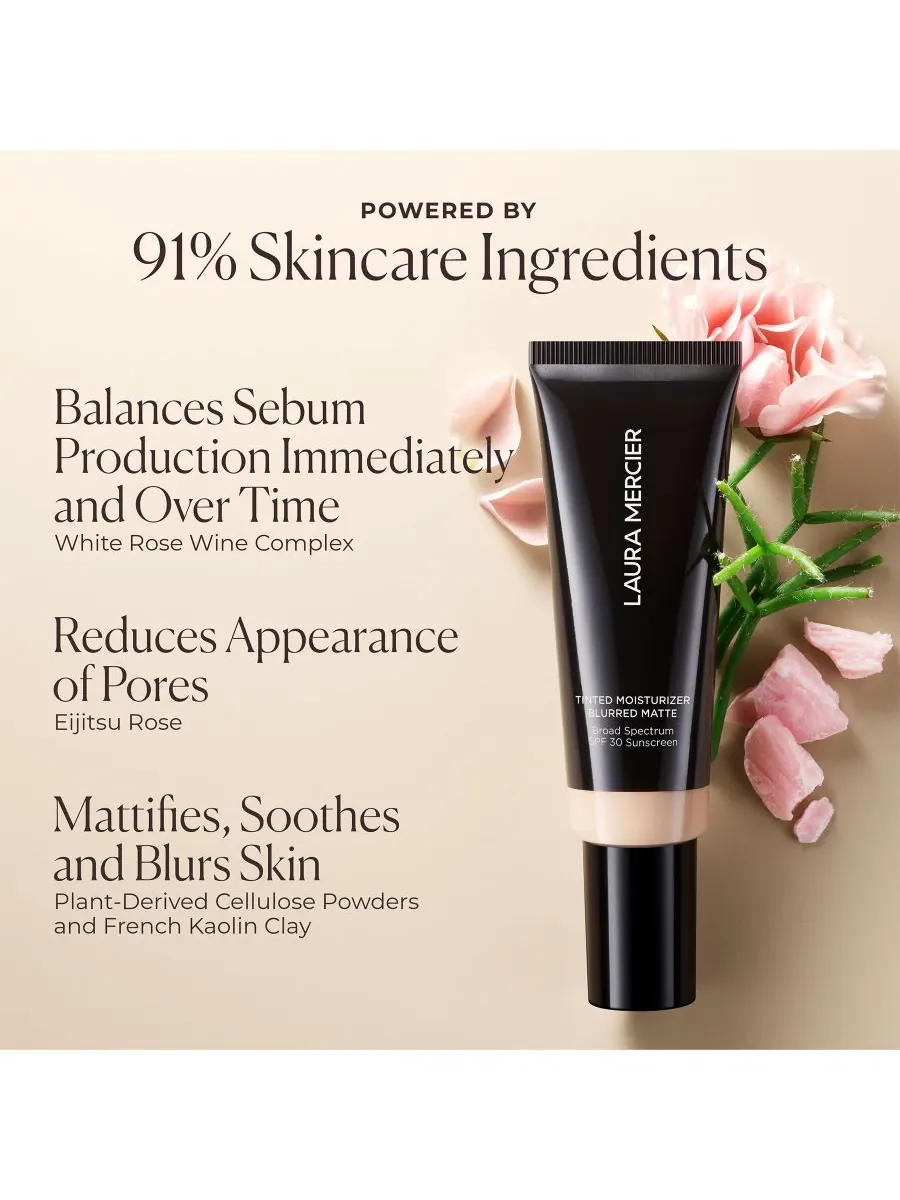 Крем для лица SPF LAURA MERCIER Тонирующий увлажняющий с матирующим эффектом и,, цвет 7c sable — изображение 7 из 10
