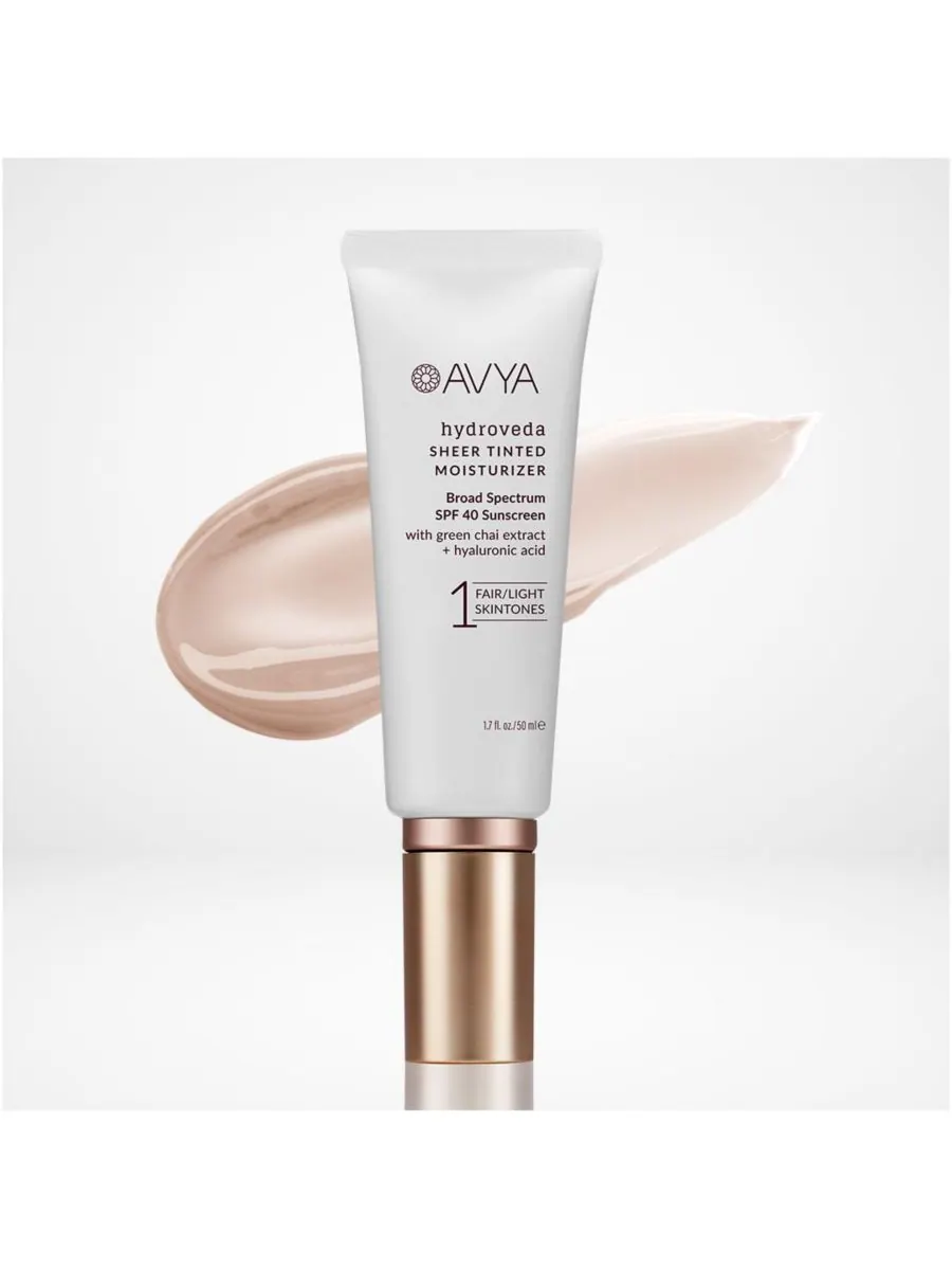 Крем для лица SPF AVYA Увлажняющий Hydroveda Sheer Tinted Moisturizer с для светлой кожи — изображение 3 из 3