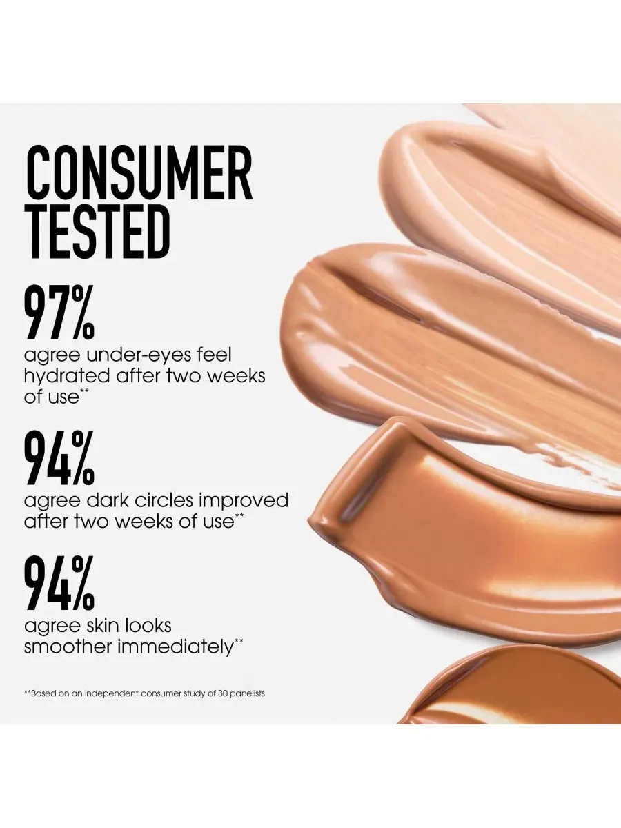 Крем для век с SPF 30, 3-в-1, 3 г, с кофеином, Complexion Rescue bareMinerals, Fair — изображение 8 из 14