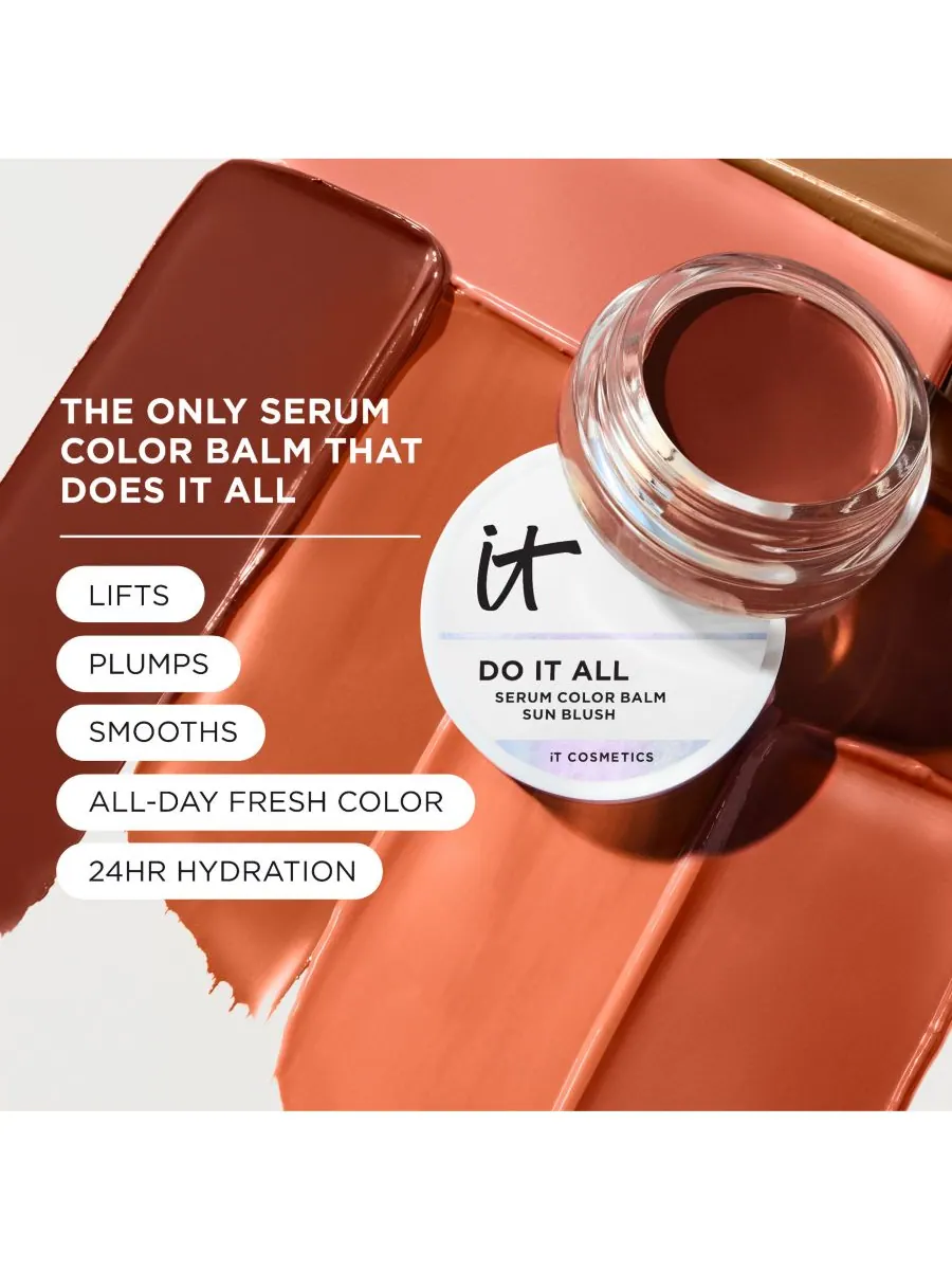Сыворотка-бальзам для волос Do It All, солнцезащитный крем-бронзер IT Cosmetics — изображение 4 из 10