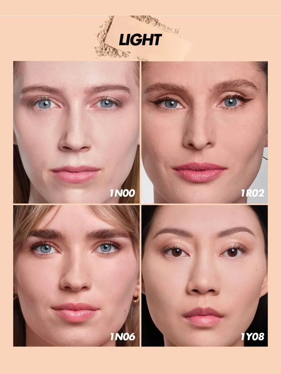 Матирующая бархатная пудра-основа HD Skin MAKE UP FOR EVER, цвет 1y08 warm porcelain — изображение 5 из 7