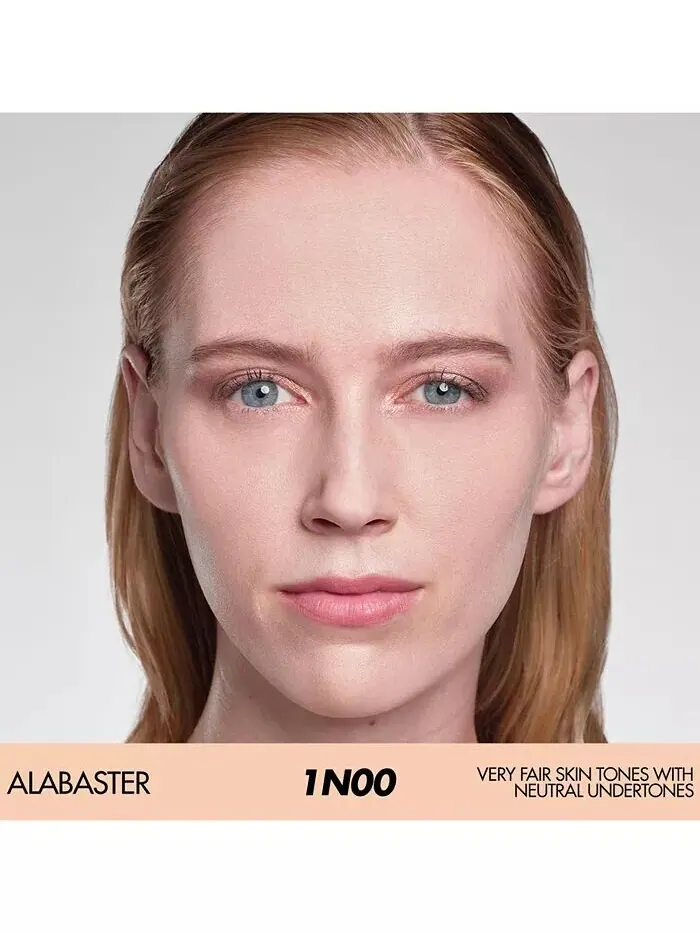 HD Skin Матовая бархатная необнаружимая стойкая размытая пудра-пудра Make Up For Ever, цвет 1R02 — изображение 4 из 11