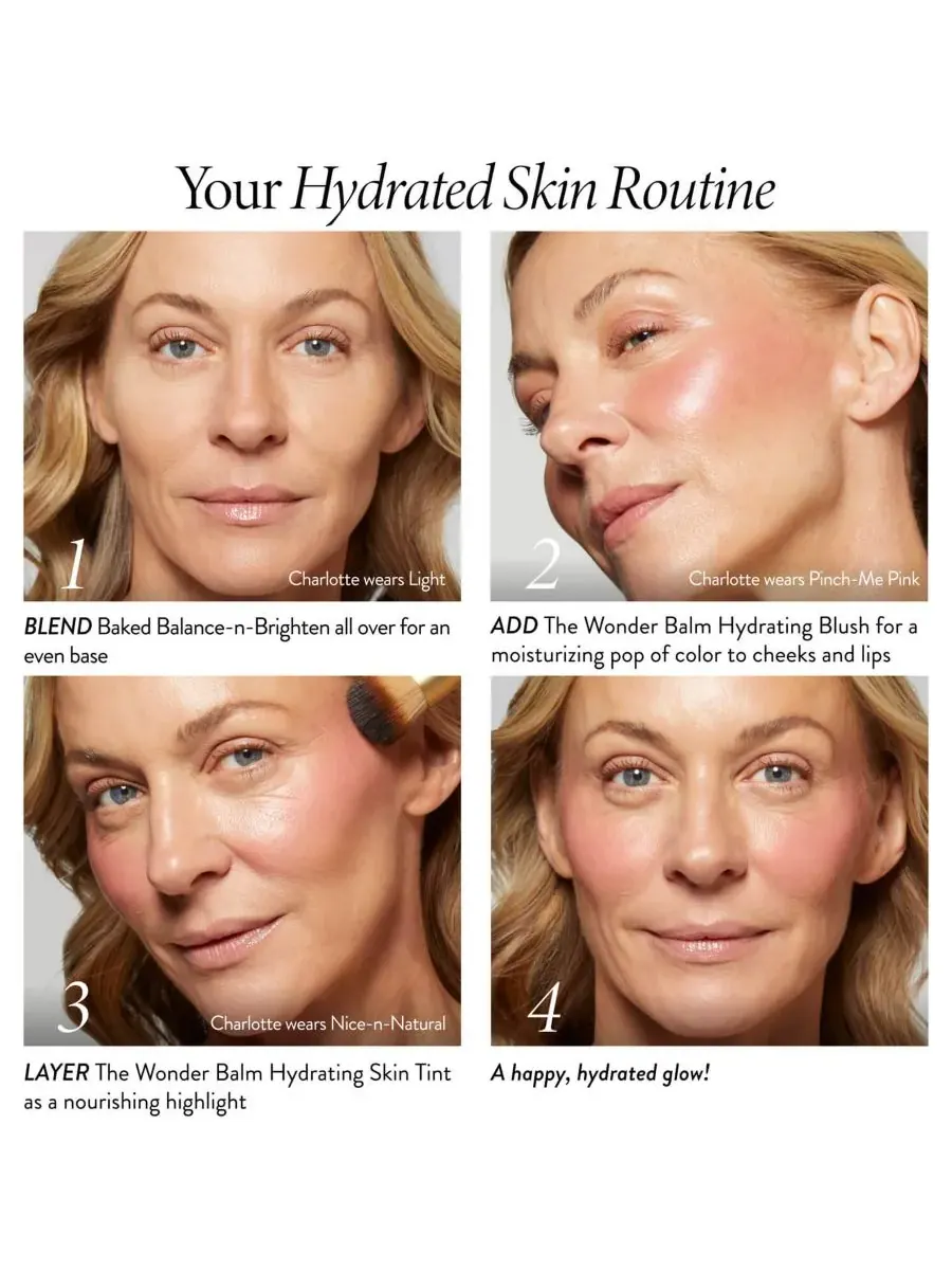 Увлажняющий тональный крем Wonder Balm Hydrating Skin Tint, оттенок Honey Haze, 0,15 унции Laura — изображение 7 из 10