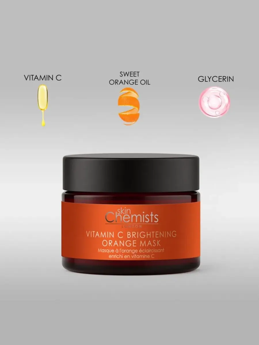 Осветляющая маска для лица с витамином C 50 мл skinChemists — изображение 2 из 5
