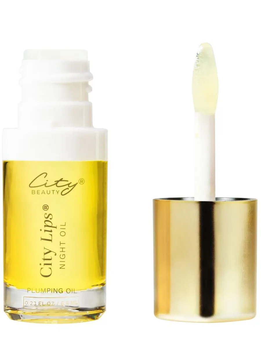 Ночное масло для губ с эффектом объема, 6,8 мл City Beauty — изображение 2 из 10