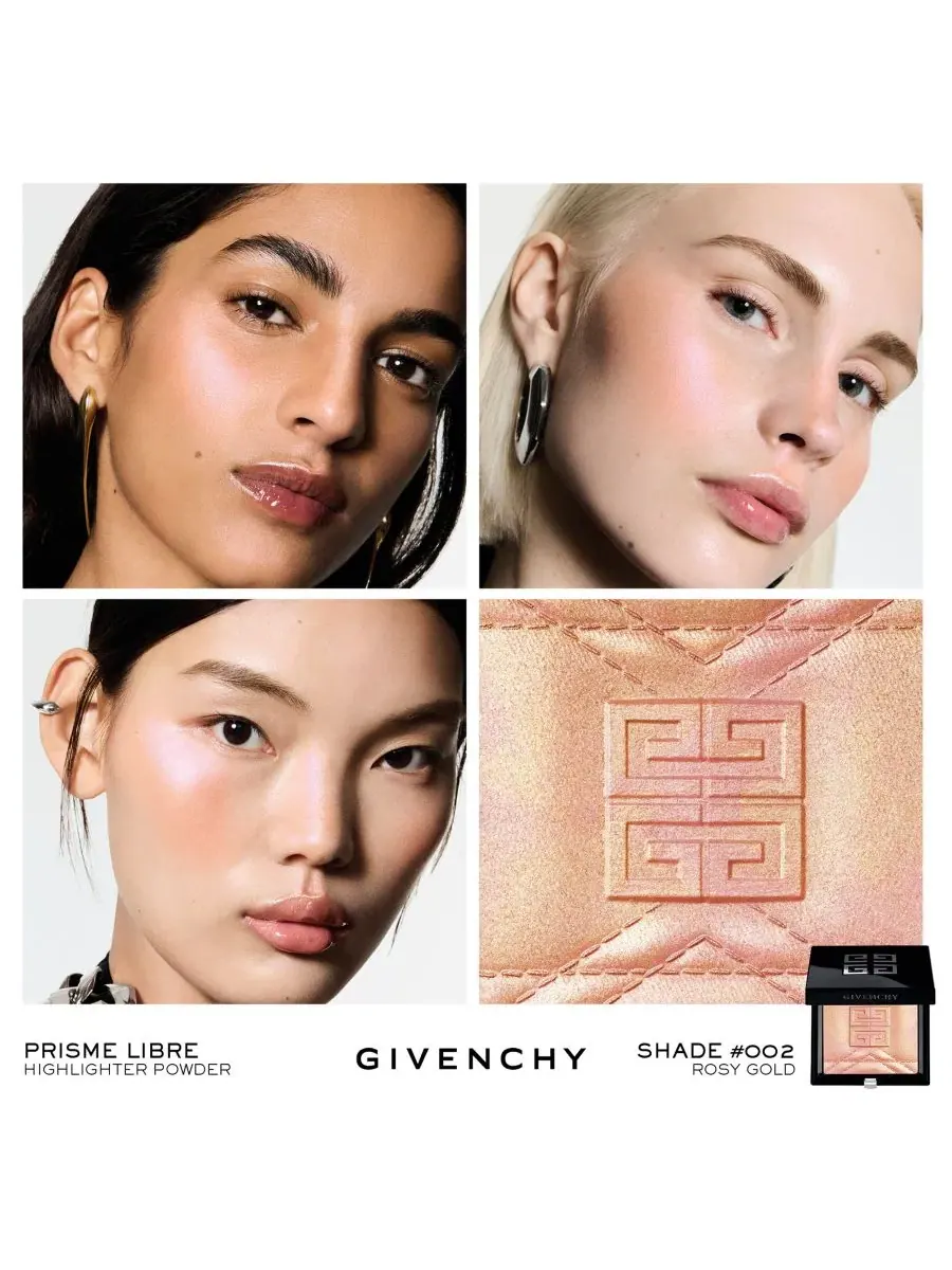 Хайлайтер-пудра с эффектом сияния Prisme Libre Strobing and Illuminating Highlighter Powder Givenchy — изображение 2 из 9