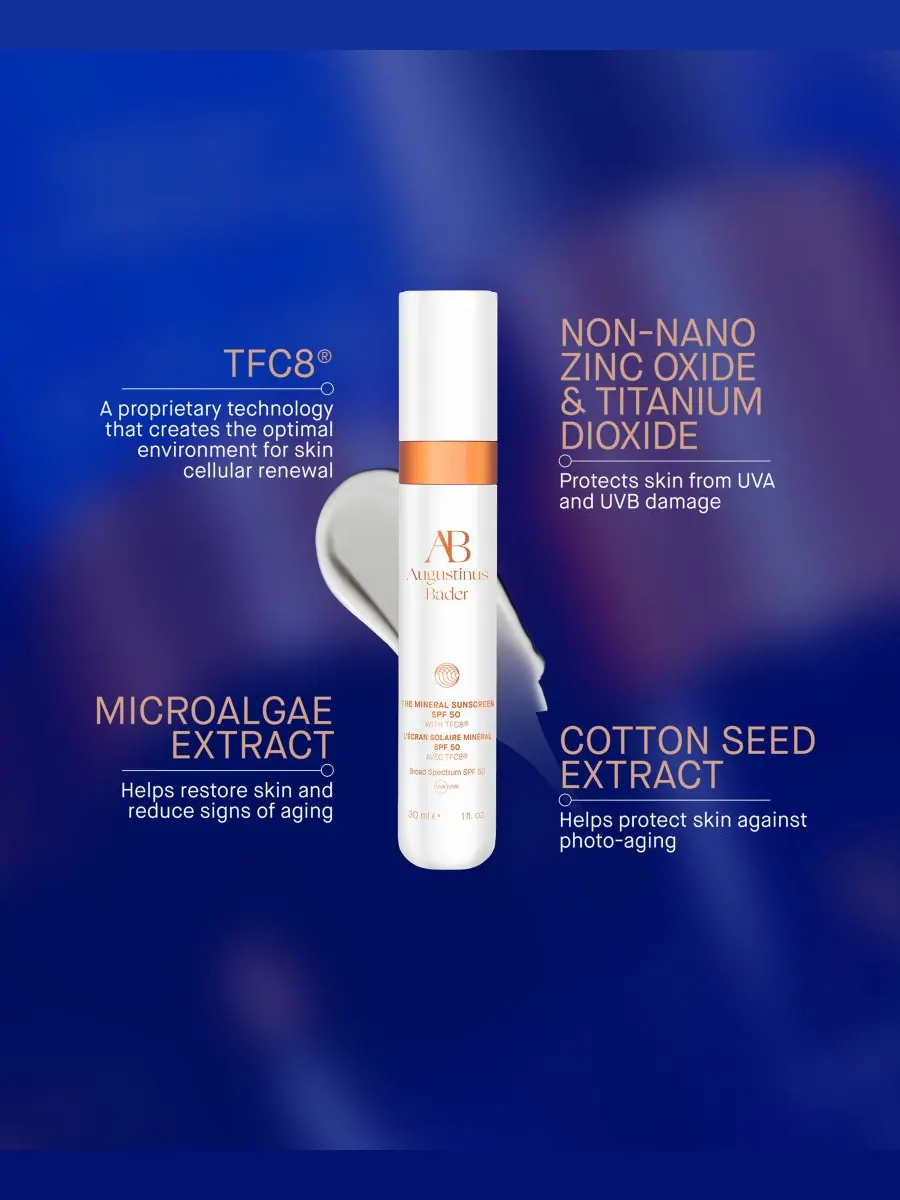 Минеральный солнцезащитный крем SPF 50, 1,01 унции Augustinus Bader, — изображение 7 из 7