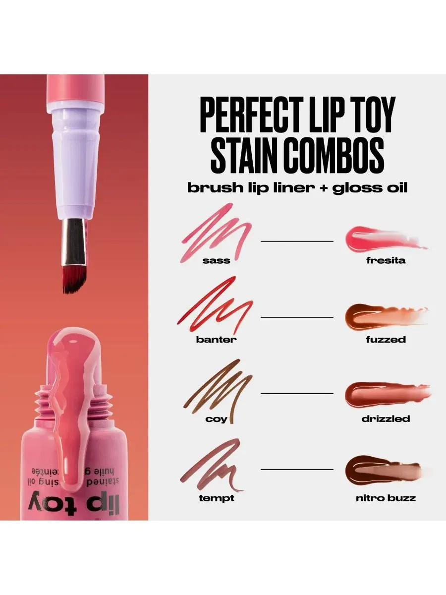 Карандаш-кисть для губ с эффектом окрашивания Lip Toy, фломастер Urban Decay — изображение 12 из 13